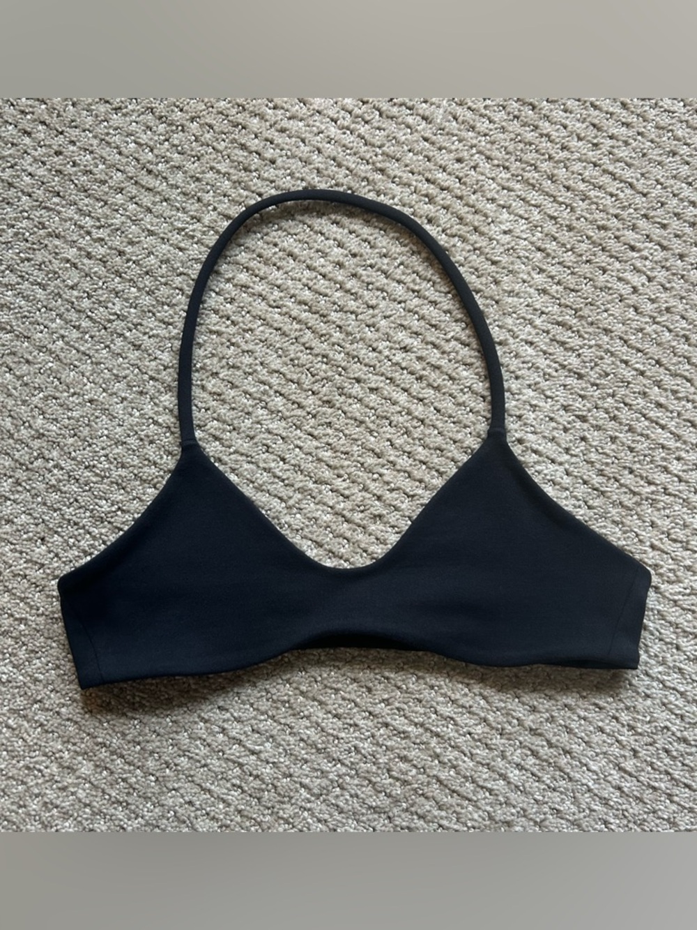 Tank Air Scoop Bralette Black Size: Small